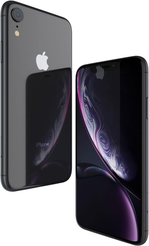Apple iPhone XR, Fully Unlocked, 64 GB - Black (Renewed)