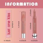 Maroon Hydrating Cream Lipstick Lip Crayon for Women, Moisturizing Lipstick Long Lasting Waterproof, Retractable Lips Crayon Liner Goes on Smoothly, Lipgloss Tinted Lip Balm + Lips Color in One, 06 - Image 6