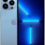 Apple iPhone 13 Pro, 256GB, Sierra Blue - Unlocked (Renewed)