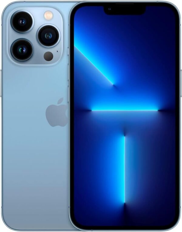 Apple iPhone 13 Pro, 256GB, Sierra Blue - Unlocked (Renewed)