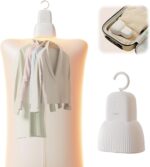 Sothing Portable Clothes Dryer, Travel Clothes Dryer, Quiet 48dB Mini Dryer for Clothes with 3 Timer Settings (4H/8H/12H), 140°F Constant Temperature, 120V, for Home, Apartment & Travel