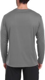 Long Sleeve Shirts for Men Moisture Wicking Mens Tee Shirts Workout Sun Protection T Shirt for Running - Image 3