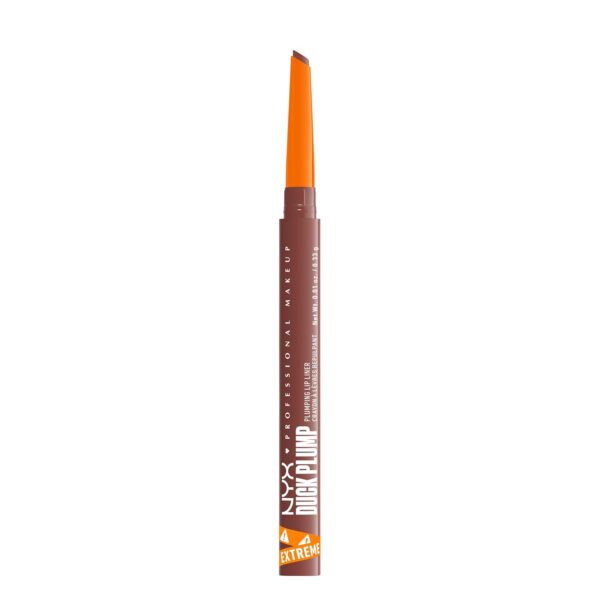 NYX PROFESSIONAL MAKEUP Duck Plump Plumping Lip Liner, Matte Pencil With Up To 10HR Wear, Nude Flip (Nude Lip Liner)