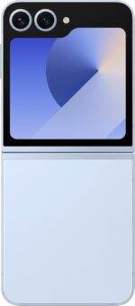 Samsung Galaxy Z Flip 6 AI Cell Phone, 256GB Unlocked Android Smartphone, FlexCam, Photo Assist, Camcorder Mode, Live Interpreter, Foldable Design, 2024, Blue (Renewed) - Image 3