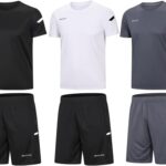 BUYJYA Men's Workout Clothes Athletic Shorts Shirt Set 3 Pack Basketball Football Training Running Gym Christmas gifts