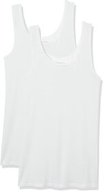 Amazon Essentials Women's Slim-Fit Tank Top, Pack of 2