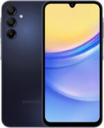 SAMSUNG Galaxy A15 5G (128GB, 2024) 6.5" 90Hz AMOLED, 50MP Camera, 4G Volte (Fully Unlocked International Model for AT&T, T-Mobile, Verizon, Global) A156U (Blue Black) (Renewed)