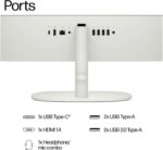 HP 2026 22" FHD All-in-One Desktop Computer • The New Version for Everyday Use • Latest 13th Gen Intel Quad-Core CPU • 16GB DDR5 • 500GB External+128GB UFS Storage • HDMI • Type-C • HD Webcam • Win11 - Image 5