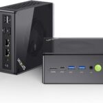 GMKtec Gaming Mini PC K8 Plus AMD Ryzen 7 8845HS(8C/16T, up to 5.1GHz) 32GB DDR5 RAM 1TB SSD, Desktop Computer Dual NIC 2.5G, HDMI 2.1, USB4