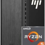 HP Secure & Productive Business Tower Desktop, AMD 6-Core Ryzen 5 (Beat Intel Core i7-1185G7), 16GB DDR5 RAM, 1TB Storage(512GB SSD & 500GB HDD), HDMI + DP, RJ-45, USB-C, Windows 11 Pro