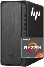 HP Secure & Productive Business Tower Desktop, AMD 6-Core Ryzen 5 (Beat Intel Core i7-1185G7), 16GB DDR5 RAM, 1TB Storage(512GB SSD & 500GB HDD), HDMI + DP, RJ-45, USB-C, Windows 11 Pro