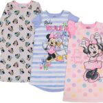 Suggest a better title and return a single title only without any other comments: Disney girls 3-pack Nightgowns, Soft & Cute Pajamas for Kids