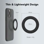 SleekStrip Mag Ring MagSafe Magnetic Ring Adapter for iPhone Android Kindle Strong Adhesive MagSafe Sticker for Phone Case Back of Phone Magnetic Converter Kit Accessory - Image 5