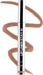 Sacheu Lip Liner STAY-N Peel Off Lip Stain — Long Lasting Waterproof Lip Tint with Hyaluronic Acid & Vitamin E — Transfer Proof Matte Finish, Vegan & Cruelty-Free (MUAH-VE)