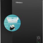EUHOMY 3.5 Cu.Ft Chest Freezer with Wheels, Small Deep Freezer Adjustable 7 Thermostat, Quiet Mini Freezer Free-Standing Top Door, Energy Saving for Apartment/Garage/Basement/Dorm/Home, New Black