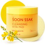 Suggest a better title and return a single title only without any other comments: BEAUDIANI Soonssak Vitamin C Cleansing Pads – One-Swipe Makeup Remover, Low-pH 5.3, Dual-Texture Exfoliating Toner Pads, Hydrating Lyocell, Sensitive-Skin Friendly – 50 Count