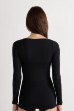 Intimissimi Woman's Sheer Boat Neck Modal Cashmere Ultralight Top - Image 4
