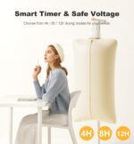 Sothing Portable Clothes Dryer, Travel Clothes Dryer, Quiet 48dB Mini Dryer for Clothes with 3 Timer Settings (4H/8H/12H), 140°F Constant Temperature, 120V, for Home, Apartment & Travel - Image 6