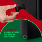 Deep Freezer Chest 3.5 Cubic Feet Freezers with Temperature Display Panel Mini Freezer with Removable Basket Suitable for Apartment Garage Dorm BLACK - Image 9