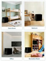 1.6 Cu Ft Mini Fridge with Freezer - 30dB Ultra Quiet Upright Freezer for Bedroom, Dorm & Office | Compact Fridge, Adjustable Thermostat, Reversible Door, ETL Certified - Image 7