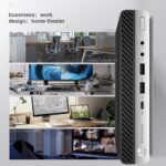 HP Elitedesk 800 G3 High Performance Mini Desktop Compouter, Core i7-6700 3.4GHz up to 4.0GHz Business Mini PC, 8GB DDR4 RAM, 256GB SSD, Keyboard&Mouse, WiFi&BT, Windows 11 Pro (Renewed) - Image 4
