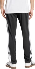 Adidas Mens 3-Stripes Tricot Open Hem Track Pants - Image 3