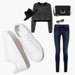 SERNIAL Womens White Tennis Shoes PU Leather Sneakers Casual Walking Shoes for Women - Image 4