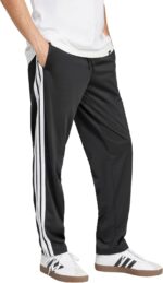 Adidas Mens 3-Stripes Tricot Open Hem Track Pants - Image 2