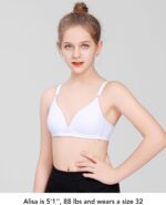 Suggest a better title and return a single title only without any other comments: SALIA GIRL Soft Padded Bras for Girls & Teens 12-14, No Wires Cotton Developed Training Bras - Image 3