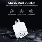 USB Wall Charger, LUOATIP 3-Pack 2.1A 5V Dual Port Cube Power Adapter Plug Block Charging Box Brick for iPhone 14 13 12 11 Pro Max SE XS XR X 8 7 6 6S Plus, Galaxy, LG, Moto, Android Phones - Image 7