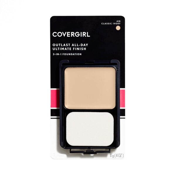 Suggest a better title and return a single title only without any other comments: COVERGIRL Outlast All-Day Ultimate Finish Foundation, Classic Ivory