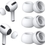 3 Pairs Replacement Ear Tips for Airpods Pro and 2nd Generation with Noise Reduction Hole, Silicone Ear Tips for Airpods Pro with Portable Storage Box and Fit in The Charging Case(S/M/L)