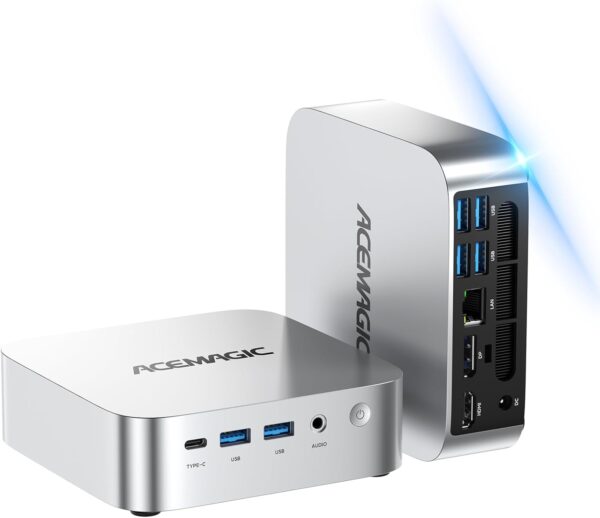 ACEMAGIC K1 Mini PC Windows 11 Pro, Intel Core 12600H (Beat 12450H up to 4.5 GHz) Mini Computers, 16GB DDR4 RAM 512GB SSD Triple 4K Display Desktop Micro Small Pc with BT5.2/WiFi6/HDMI/USB3.2