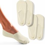 Suggest a better title and return a single title only without any other comments: ONDO Merino Wool No Show Socks - Invisible in Athletic Shoes - Breathable, No-Slip - 4 Pack