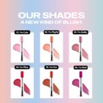 Suggest a better title and return a single title only without any other comments: Sacheu Cheek STAY-N Liquid Blush for Cheeks — High Pigment, Buildable, Lightweight Cream Blush for Dewy & Radiant Flushed Cheeks — Long-lasting & Cruelty Free, I'm Guilty - Image 9