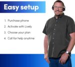 LIVELY Jitterbug Flip2 - Flip Cell Phone for Seniors - Not Compatible with Other Wireless Carriers - Must Be Activated Phone Plan - No SIM Needed - Red Flip Phone - Image 7