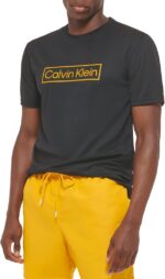 Calvin Klein Mens Light Weight Quick Dry Short Sleeve 40+ UPF Protection - Image 4