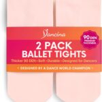 Suggest a better title and return a single title only without any other comments: Dancina Ballet Dance Tights Footed - Ultra-soft Pro Excellent Hold&Stretch (Toddler/Girls)