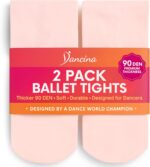 Suggest a better title and return a single title only without any other comments: Dancina Ballet Dance Tights Footed - Ultra-soft Pro Excellent Hold&Stretch (Toddler/Girls)