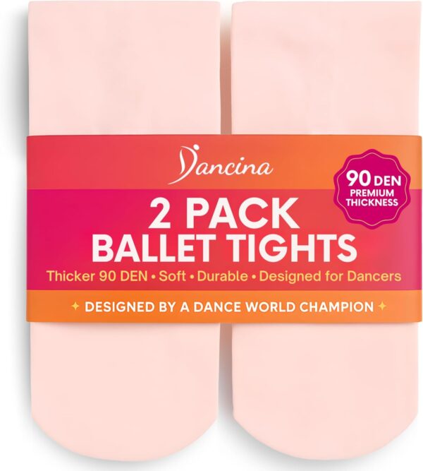 Suggest a better title and return a single title only without any other comments: Dancina Ballet Dance Tights Footed - Ultra-soft Pro Excellent Hold&Stretch (Toddler/Girls)