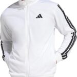 adidas mens Essentials Warm-up 3-stripes Track Top