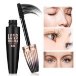 4D Silk Fiber Lash Mascara, Waterproof Long Lasting Mascara Black Volume and Length Natural, Exquisitely Full, Lengthening Thickening Softer Fuller Lashes Amplify Smudge-Proof Eyelash Mascaras,1 Pack - Image 5