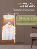 Portable Clothes Dryers, Mini Laundry Dryers with Timer Function & Dry Bag, Easy to Use Multiple Compact Dryer for Clothes, for Travel, Apartment, RV, Dorm, for Light Clothes, Underwear, Baby Clothe - Image 3