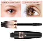 4D Silk Fiber Lash Mascara, Waterproof Long Lasting Mascara Black Volume and Length Natural, Exquisitely Full, Lengthening Thickening Softer Fuller Lashes Amplify Smudge-Proof Eyelash Mascaras,1 Pack - Image 6