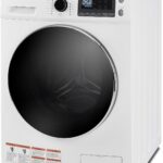 COMFEE’ 24" Washer and Dryer Combo 2.7 cu.ft 26lbs Washing Machine Steam Care, Overnight Dry, No Shaking Front Load Full-Automatic Machine, Dorm White
