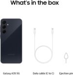 SAMSUNG Galaxy A35 5G A Series Cell Phone, 128GB Unlocked Android Smartphone, AMOLED Display, Advanced Triple Camera System, Expandable Storage, Rugged Design, US Version, 2024, Awesome Navy (Renewed) - Image 8