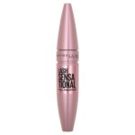 Maybelline Lash Sensational Washable Mascara, Lengthening and Volumizing for a Full Fan Effect, Blackest Black, 1 Count