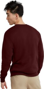 Hanes Men's Sweatshirt, EcoSmart Fleece Crewneck Sweatshirt, Big & Tall Available, 1 or 2-Pack - Image 2