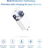 iPhone 14 13 12 Charger Fast Charging 20W PD USB C Wall Charger with 6FT Fast Charging Cable Compatible iPhone 14/13/12/11/Pro/Pro Max/Mini/Xs Max/XR/X, iPad - Image 7
