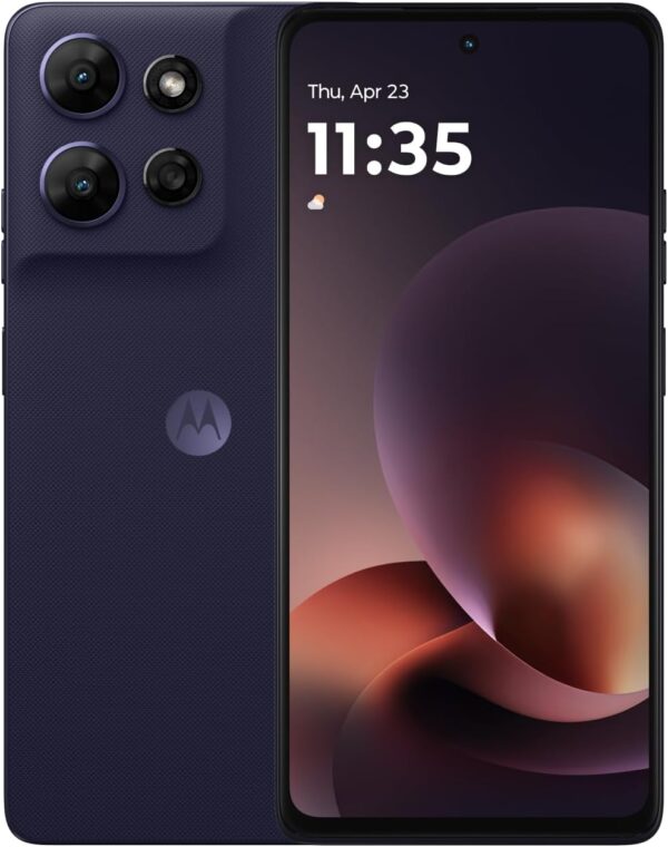 Motorola Moto G Power - 2026 | Unlocked | Made for US 8/128GB | 50MP Camera | Pantone Evenng Blue | Universal Unlocked, AI Camera System, Military Grade, Ram Boost | Universal unlocked, AI camera system, Military grade, Ram boost